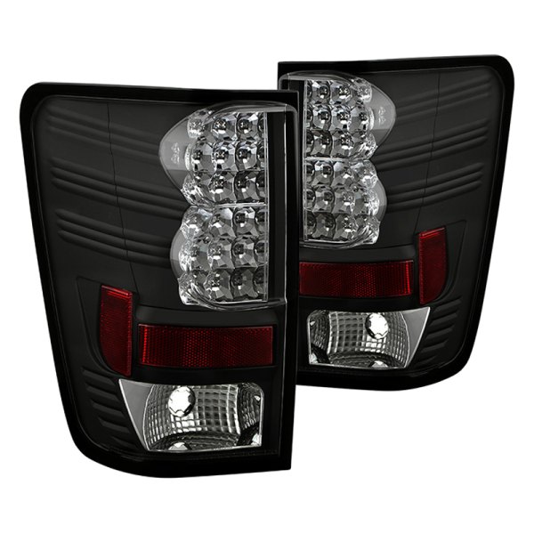 Spyder® - Black LED Tail Lights, Nissan Titan