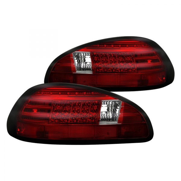 Spyder® - Chrome/Red LED Tail Lights, Pontiac Grand Prix