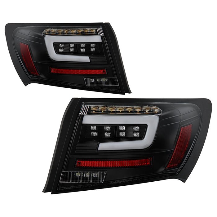 2011 Subaru WRX Black LED Tail Lights