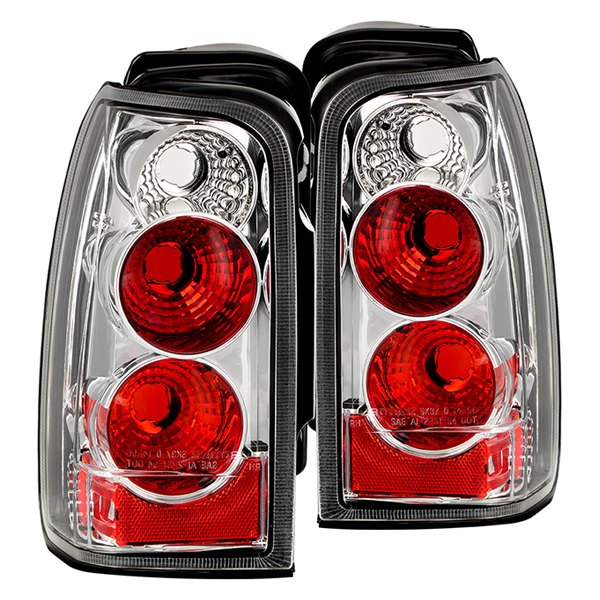 Spyder® - Chrome/Red Euro Tail Lights, Toyota 4Runner