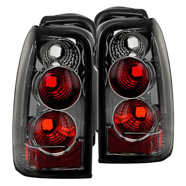 Spyder® - Chrome Red/Smoke Euro Tail Lights, Toyota 4Runner