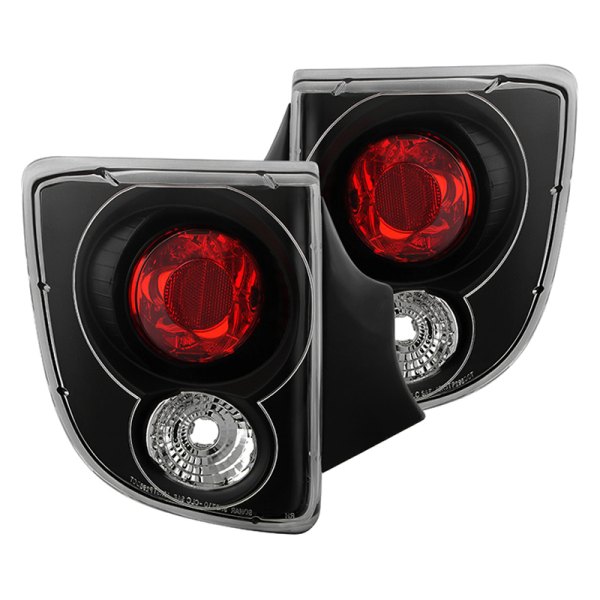 Spyder® - Black/Red Euro Tail Lights, Toyota Celica