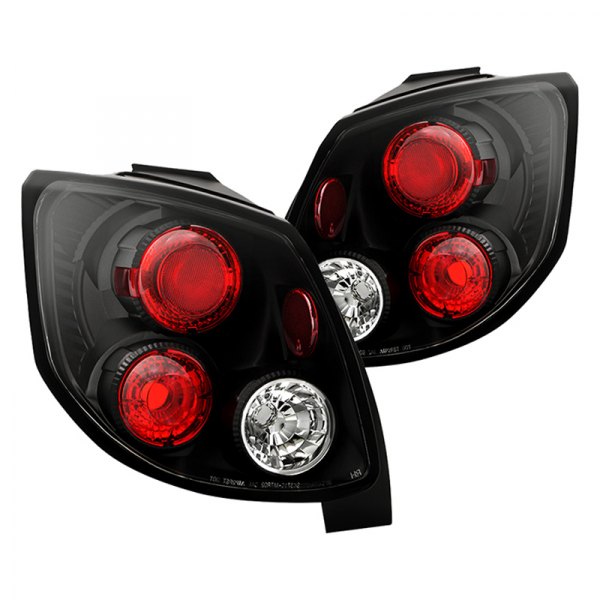 Spyder® - Black/Red Euro Tail Lights, Toyota Matrix