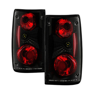 Spyder® - Driver and Passenger Side Black/Red Euro Tail Lights