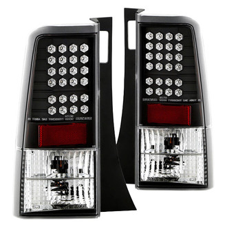 Spyder® - Driver and Passenger Side Black LED Tail Lights