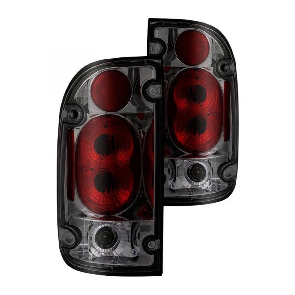 Spyder® - Chrome Red/Smoke Euro Tail Lights, Toyota Tacoma