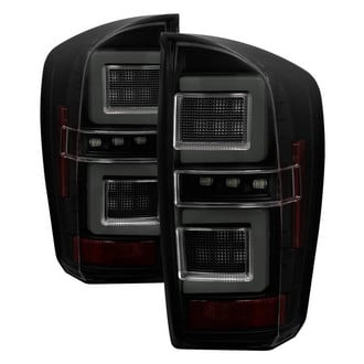 Spyder® - Driver and Passenger Side Black/Smoke Fiber Optic LED Tail Lights
