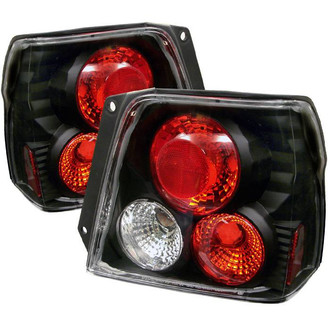 Spyder® - Driver and Passenger Side Black/Red Euro Tail Lights