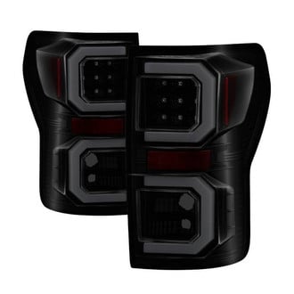 Spyder® - Driver and Passenger Side Black/Smoke Fiber Optic LED Tail Lights