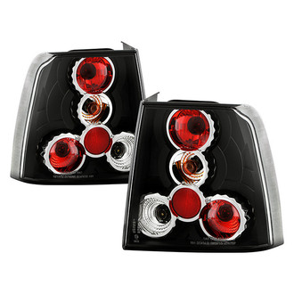 Spyder® - Driver and Passenger Side Black/Red Euro Tail Lights