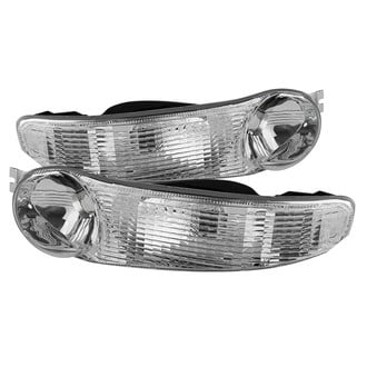 Spyder® - Chrome Crystal Turn Signal/Parking Lights