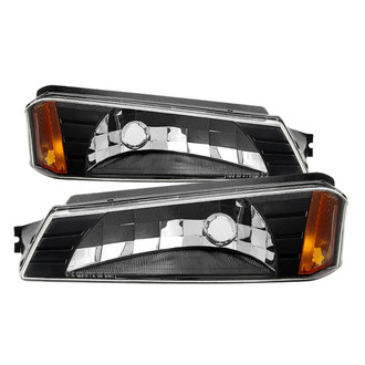 Spyder® - Black Factory Style Turn Signal/Parking Lights