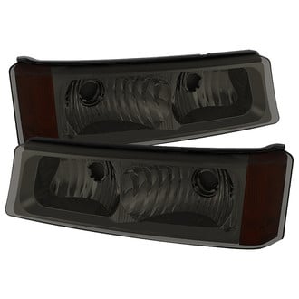Spyder® - Chrome Smoke Crystal Turn Signal/Parking Lights