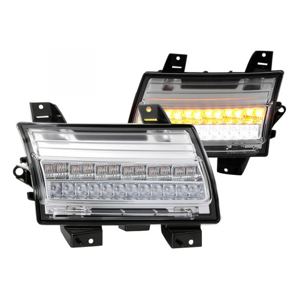 Spyder® - LED Daytime Running Lights with Turn Signal, Jeep Wrangler