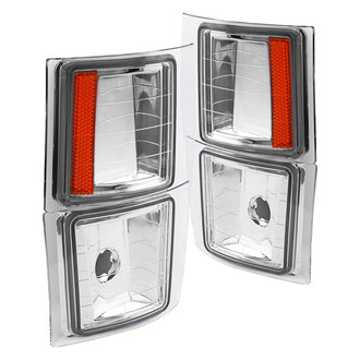 Spyder® - Chrome Crystal Turn Signal/Corner Lights