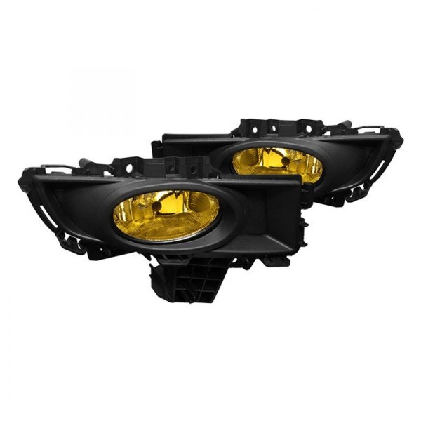Spyder® - Yellow Factory Style Fog Lights, Mazda 3