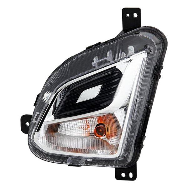 Spyder® - Driver Side Chrome Factory Style Turn Signal/Parking Light without Fog Light, Chevy Equinox
