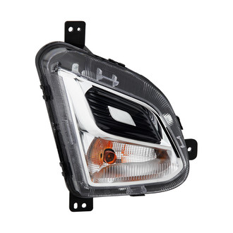 Spyder® - Passenger Side Chrome Factory Style Turn Signal/Parking Light without Fog Light