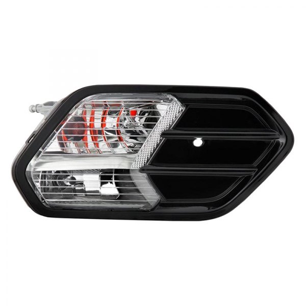 Spyder® - Passenger Side Black Factory Style Turn Signal/Parking Light with Fog Light, Ford Escape