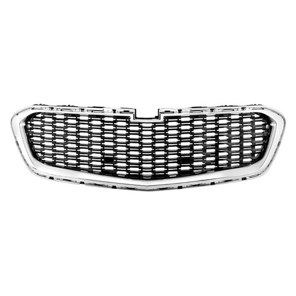 Spyder Xtune® - 1-Pc OE Style Chrome Honeycomb Mesh Main Grille Assembly