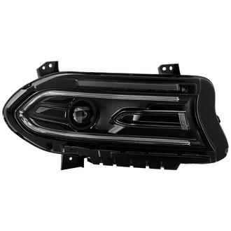 Spyder® - Passenger Side Black Factory Style Switchback DRL Bar Projector LED Headlight