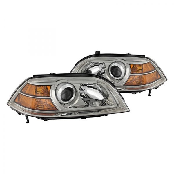 Spyder® - Chrome Projector Headlights, Acura MDX