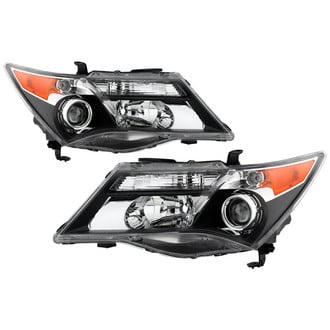 Spyder® - Driver and Passenger Side Black Factory Style Projector Headlights