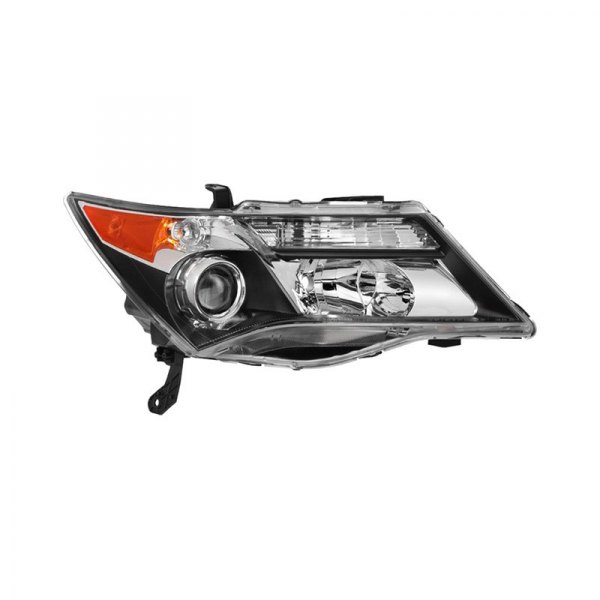 Spyder® - Passenger Side Black/Chrome Factory Style Headlight, Acura MDX
