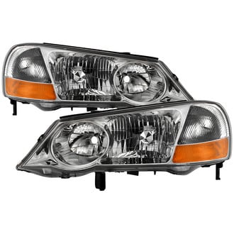 Spyder® - Driver and Passenger Side Chrome Factory Style Headlights
