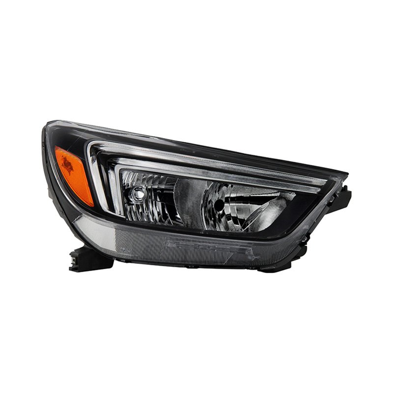 Spyder® HD-JH-BEN17-OE-R - Passenger Side Black Factory Style Headlight  with LED DRL