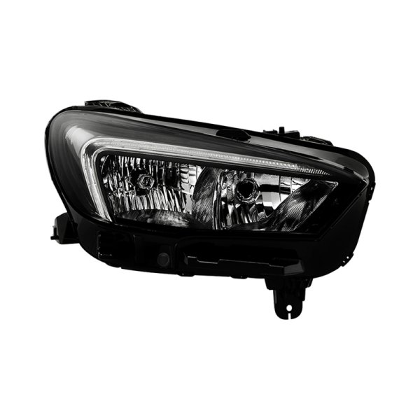Spyder® - Passenger Side Chrome Factory Style Headlight with LED DRL