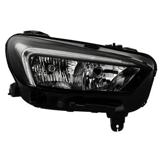Spyder® - Passenger Side Chrome Factory Style Headlight with LED DRL