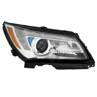 Spyder® - Passenger Side Chrome Factory Style Projector Headlight with LED DRL