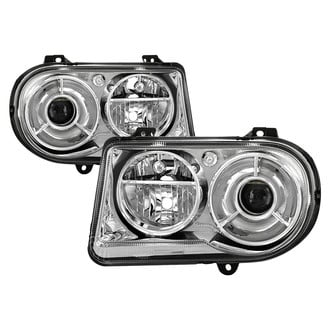 Spyder® - Driver and Passenger Side Chrome Factory Style Projector Headlights