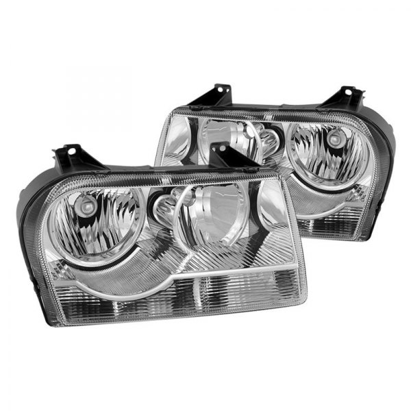 Spyder® - Chrome Euro Headlights, Chrysler 300