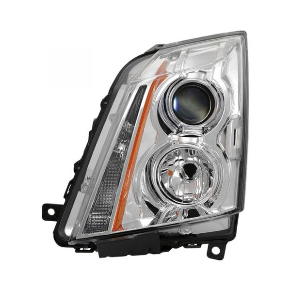 Spyder® - Driver Side Chrome Factory Style Headlight, Cadillac CTS
