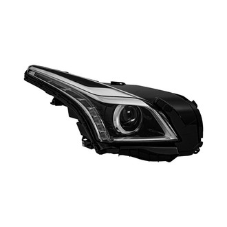 Spyder® - Passenger Side Factory Style Projector Headlight with LED DRL