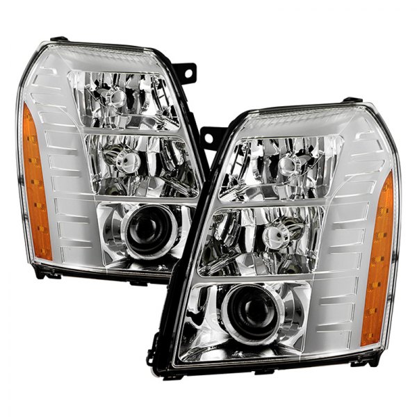 Spyder® - Driver and Passenger Side Chrome Factory Style Projector Headlights