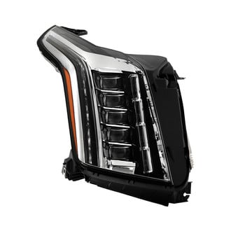 Spyder® - Passenger Side Black Factory Style Projector LED Headlight with DRL