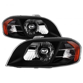 Spyder® - Driver and Passenger Side Black Euro Headlights