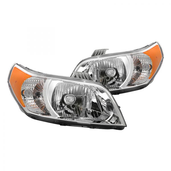 Spyder® - Chrome Factory Style Headlights, Chevy Aveo