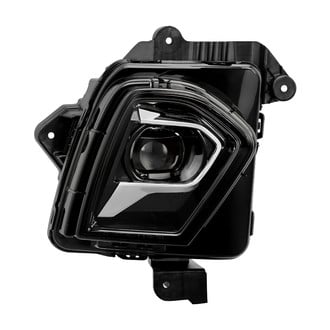 Spyder® - Passenger Side Bottom Black Factory Style Projector LED Headlight