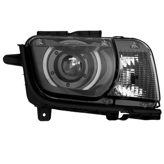 Spyder® - Passenger Side Black Factory Style Halo Projector Headlight