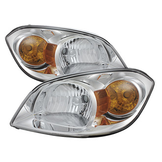 Spyder® - Driver and Passenger Side Chrome Euro Headlights