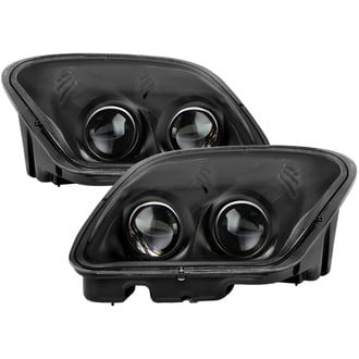 Spyder® - Driver and Passenger Side Black Headlights