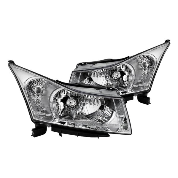 Spyder® - Chrome Factory Style Headlights, Chevy Cruze