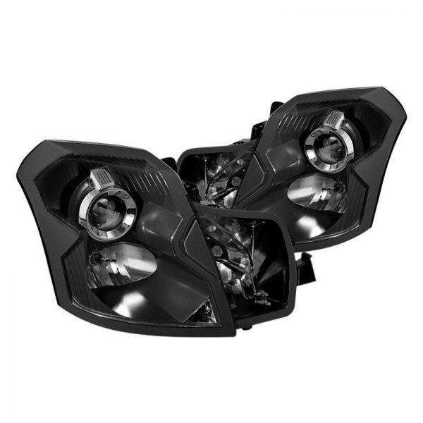 Spyder® - Black Projector Headlights, Cadillac CTS
