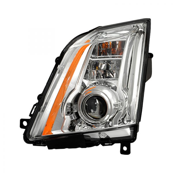Spyder® - Driver Side Chrome Factory Style Projector Headlight, Cadillac CTS