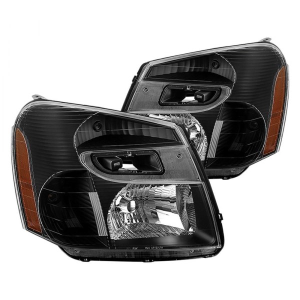 Spyder® - Black Euro Headlights, Chevy Equinox