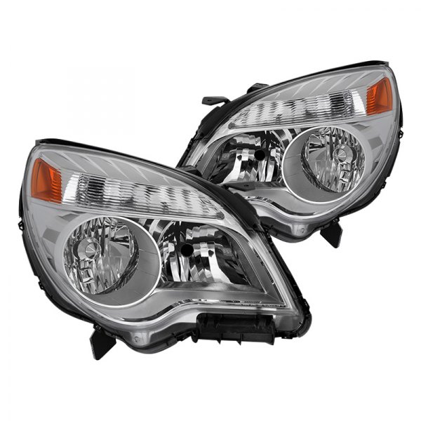 Spyder® - Chrome Factory Style Headlights, Chevy Equinox